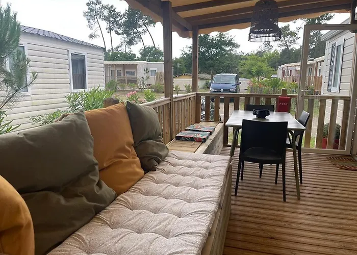 Mobil home au Cap-Ferret - Camping en première ligne du bassin